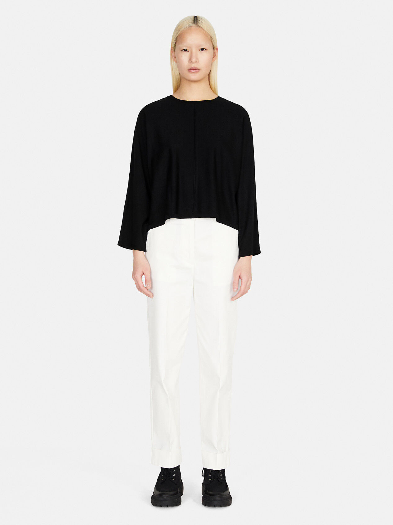 Long discount fit sweater