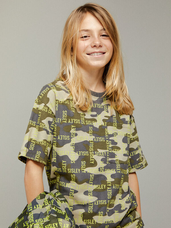 Camouflage t-shirt Junior Boy