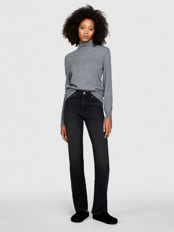 High-waisted jeans - women's slim fit jeans | Sisley
