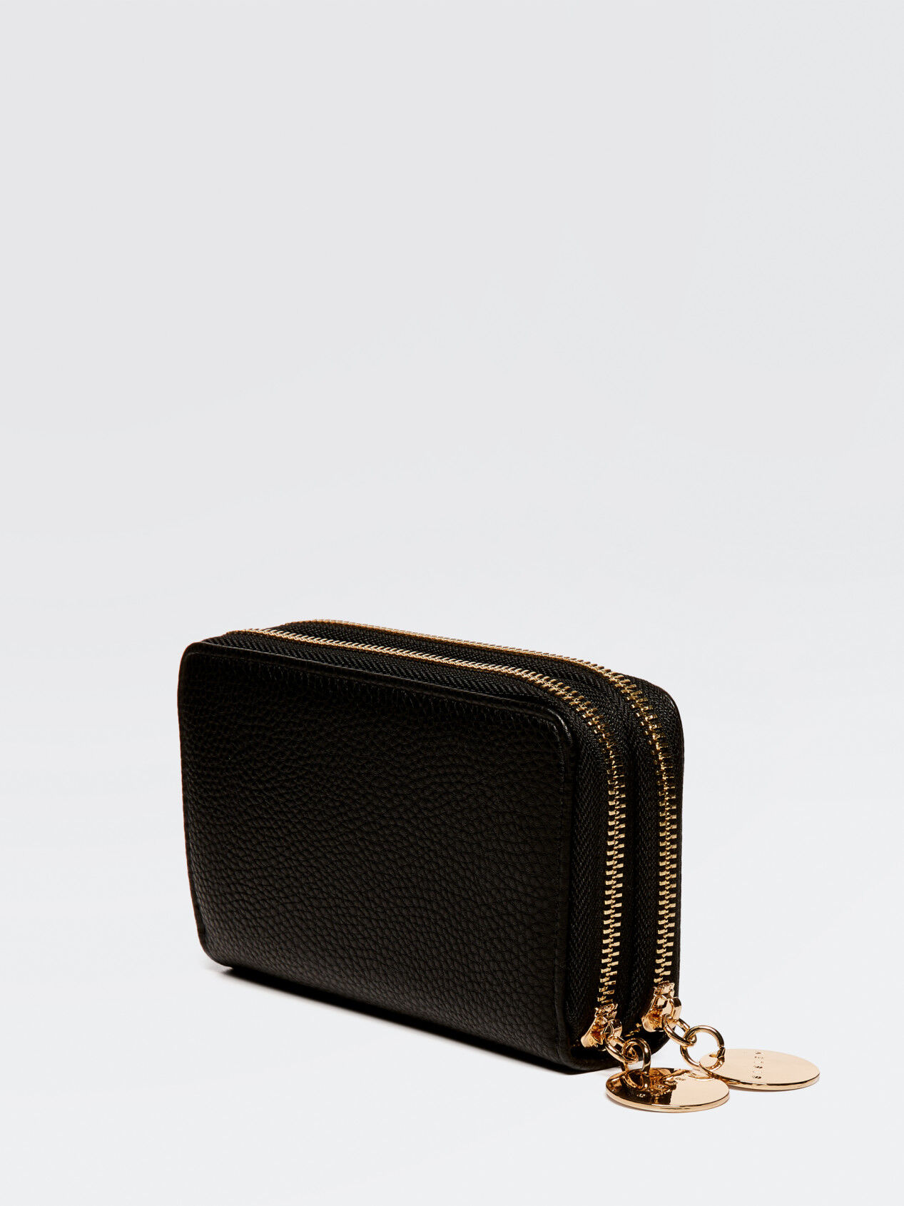 Printed Wristlet Coin Purse with Two Compartments
