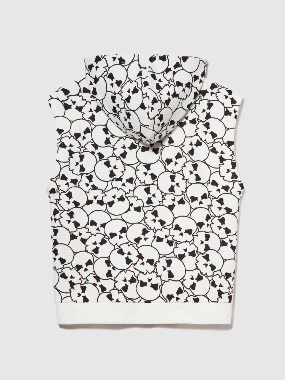 Sleeveless printed sweatshirt Junior Boy image number null