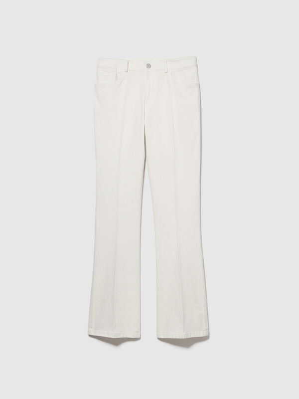 Flare fit trousers - women's flared trousers | Sisley