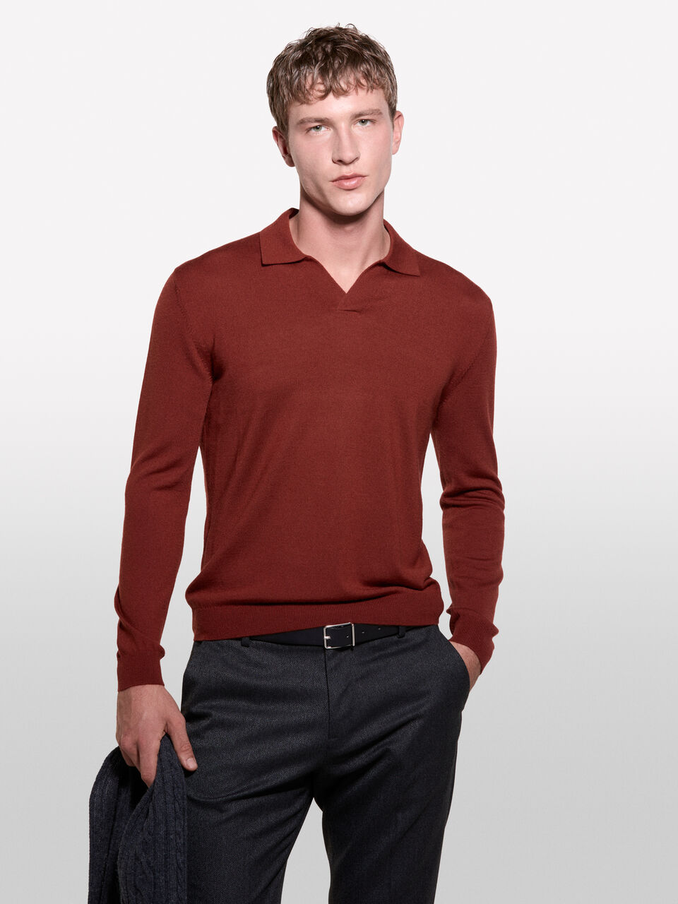 L/S POLO SHIRT Men image number null