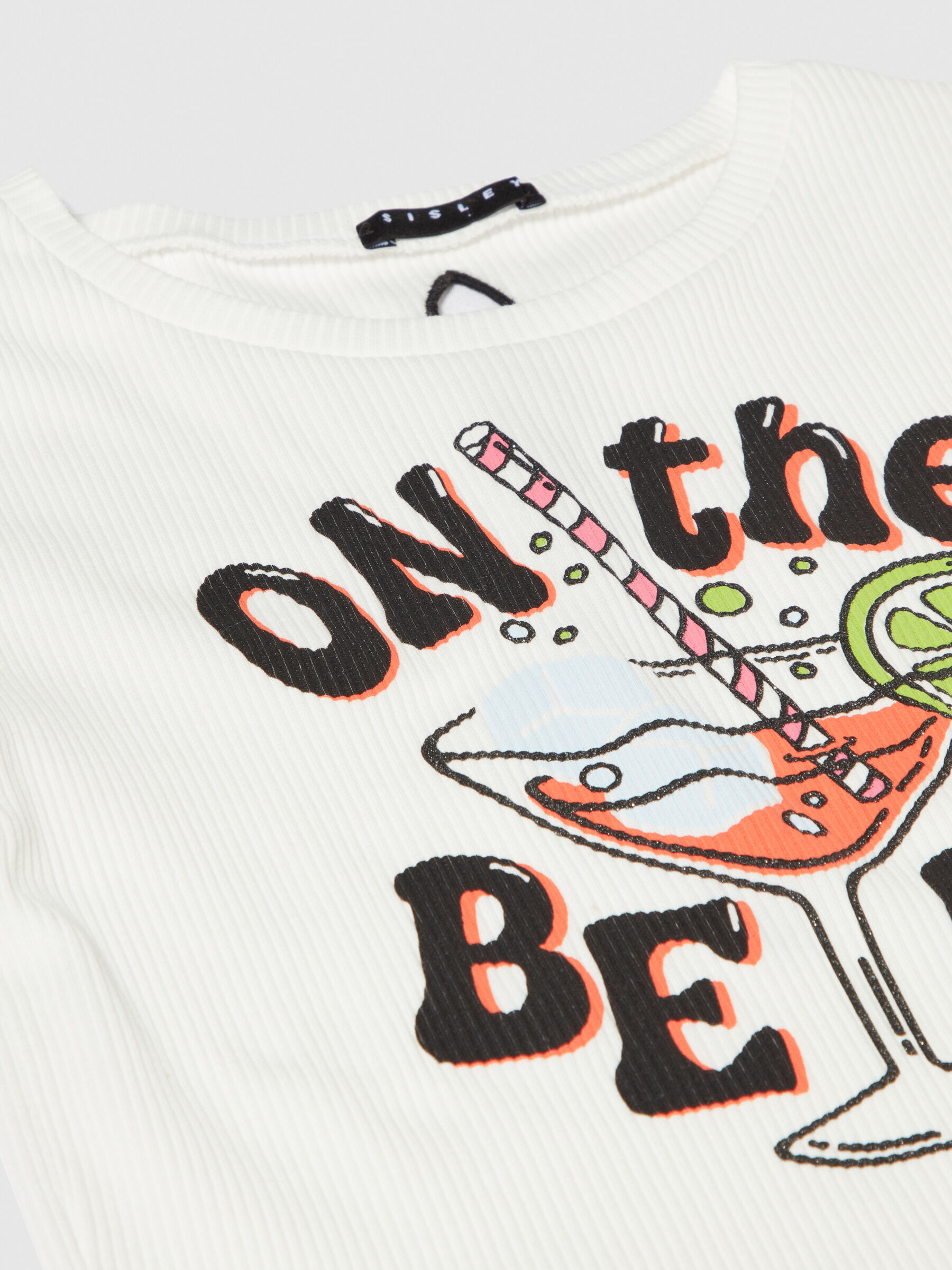 T-shirt with print and cut-out Junior Girl image number null