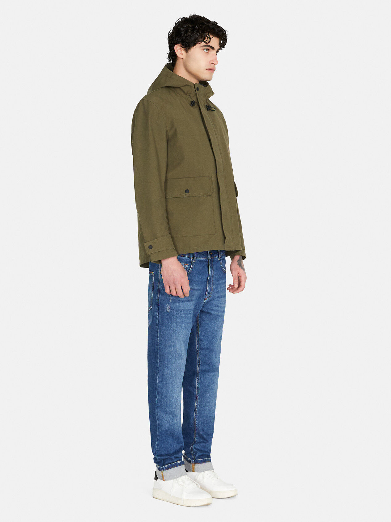 Green anorak vest on sale