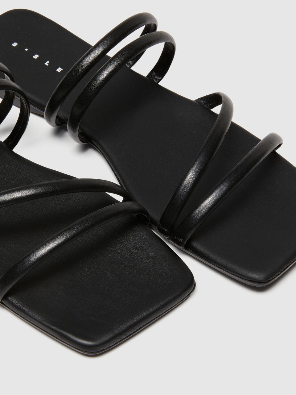 Flat sandals with bands Women image number null