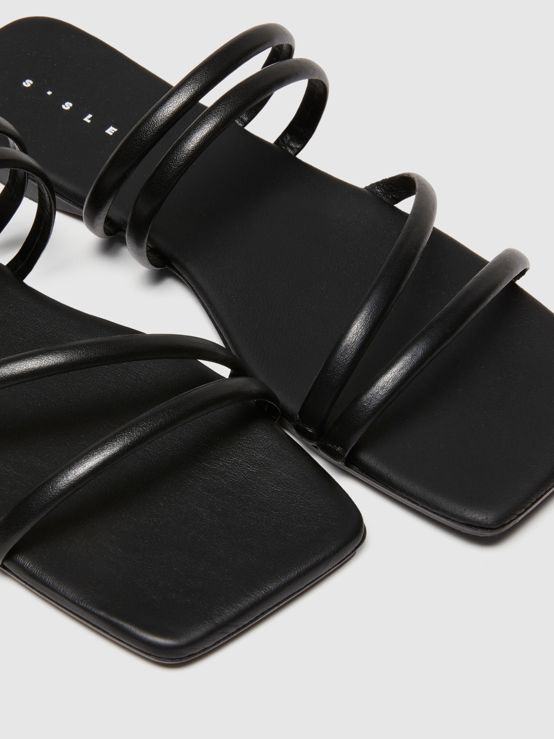 Flat sandals with bands Women image number null