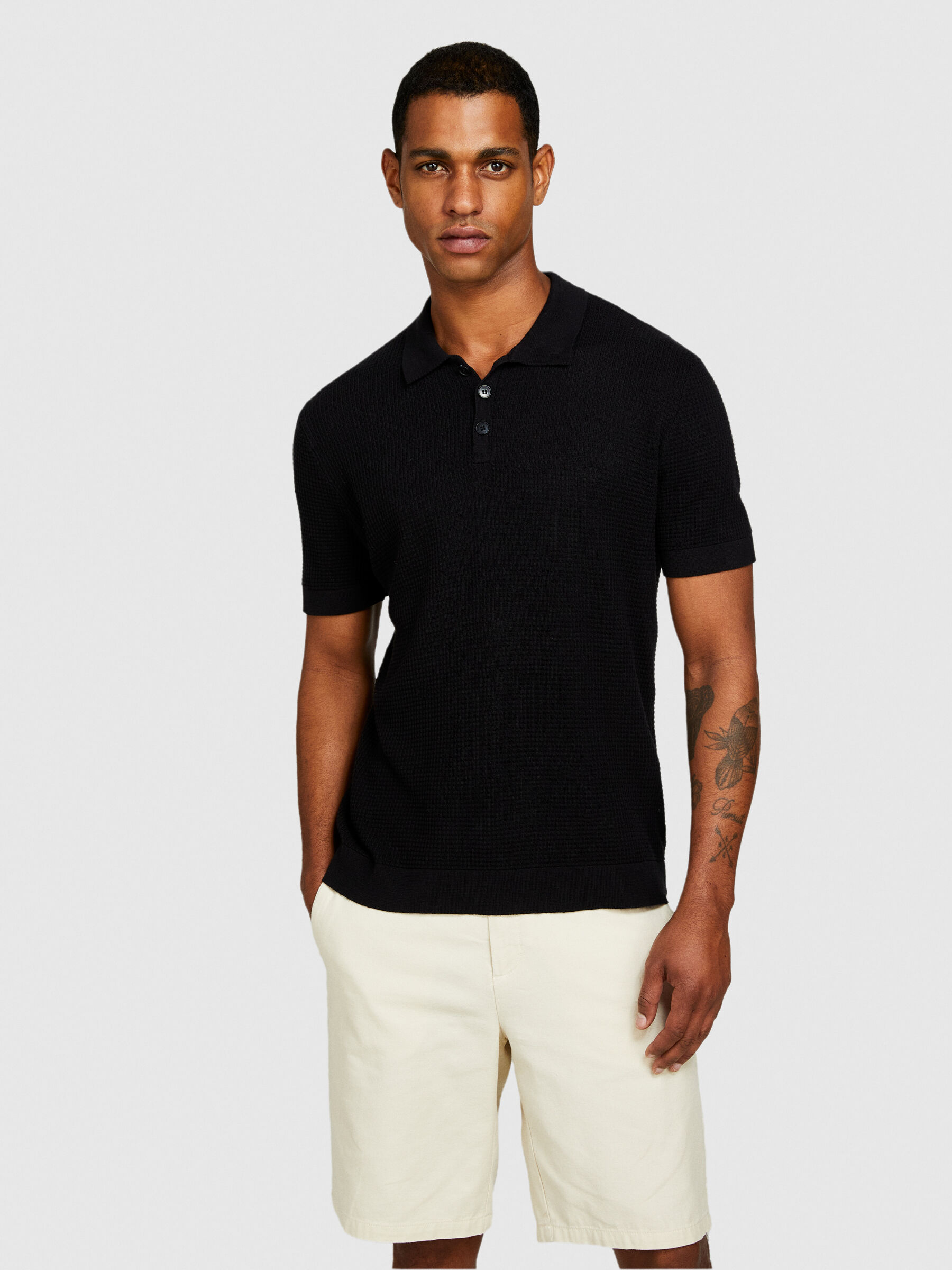 Knit polo Men image number null
