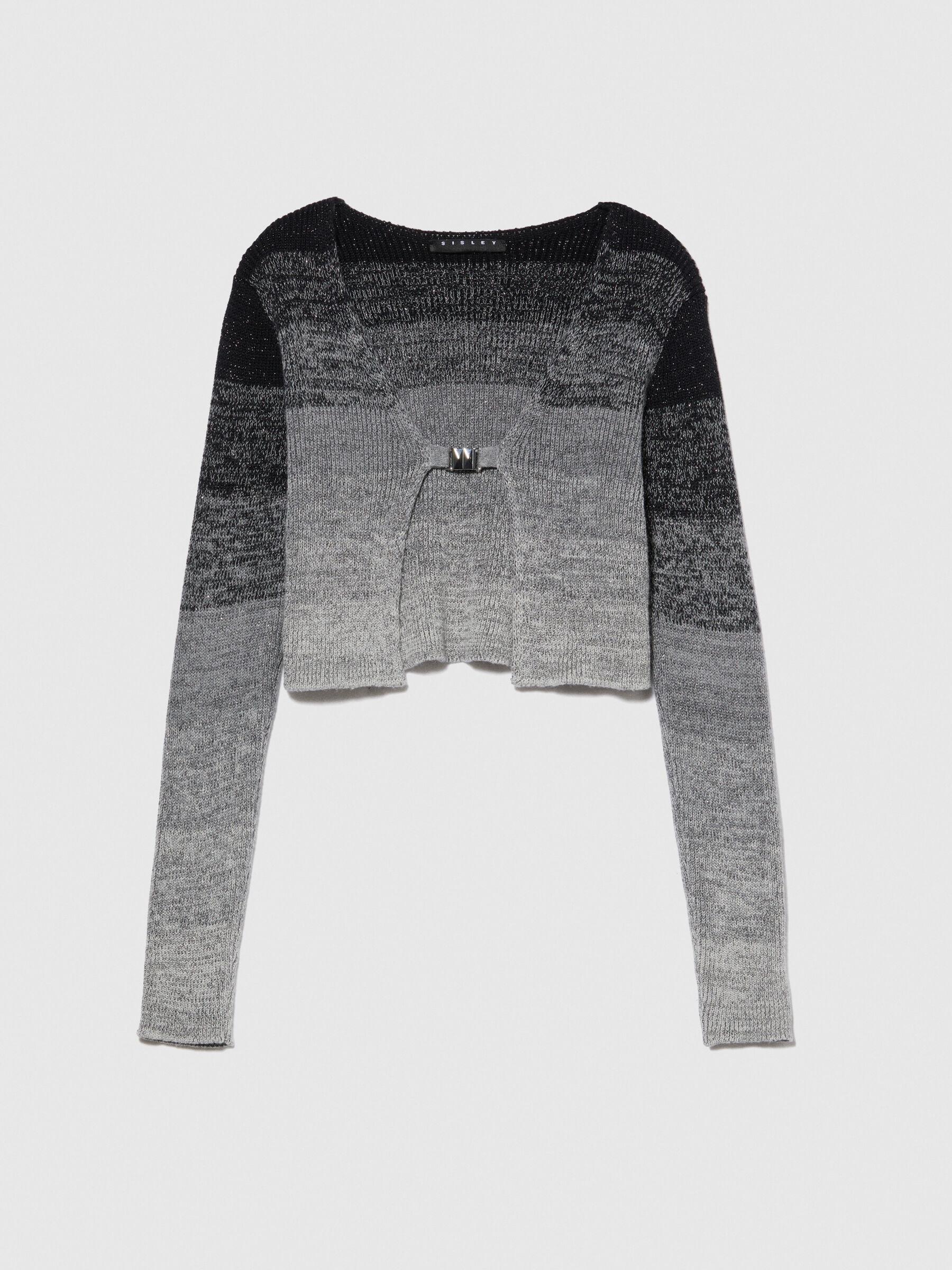 Faded lurex cardigan Junior Girl image number null