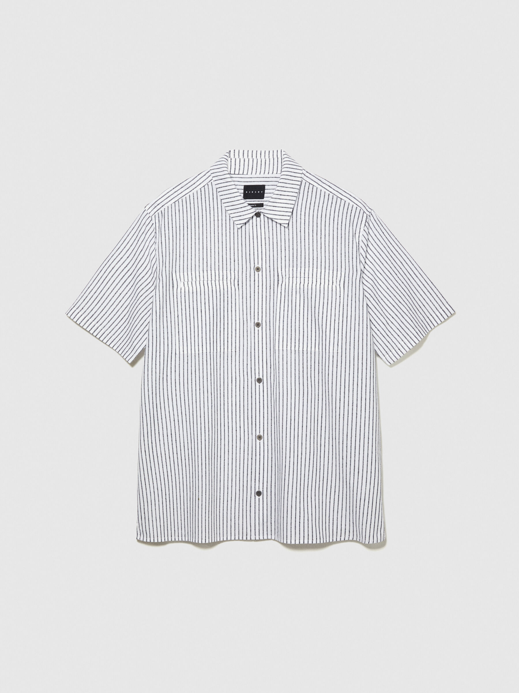 Striped short sleeve shirt Men image number null