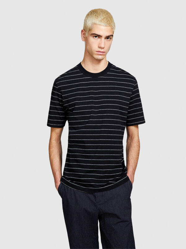 Striped t-shirt - men's short sleeve t-shirts | Sisley