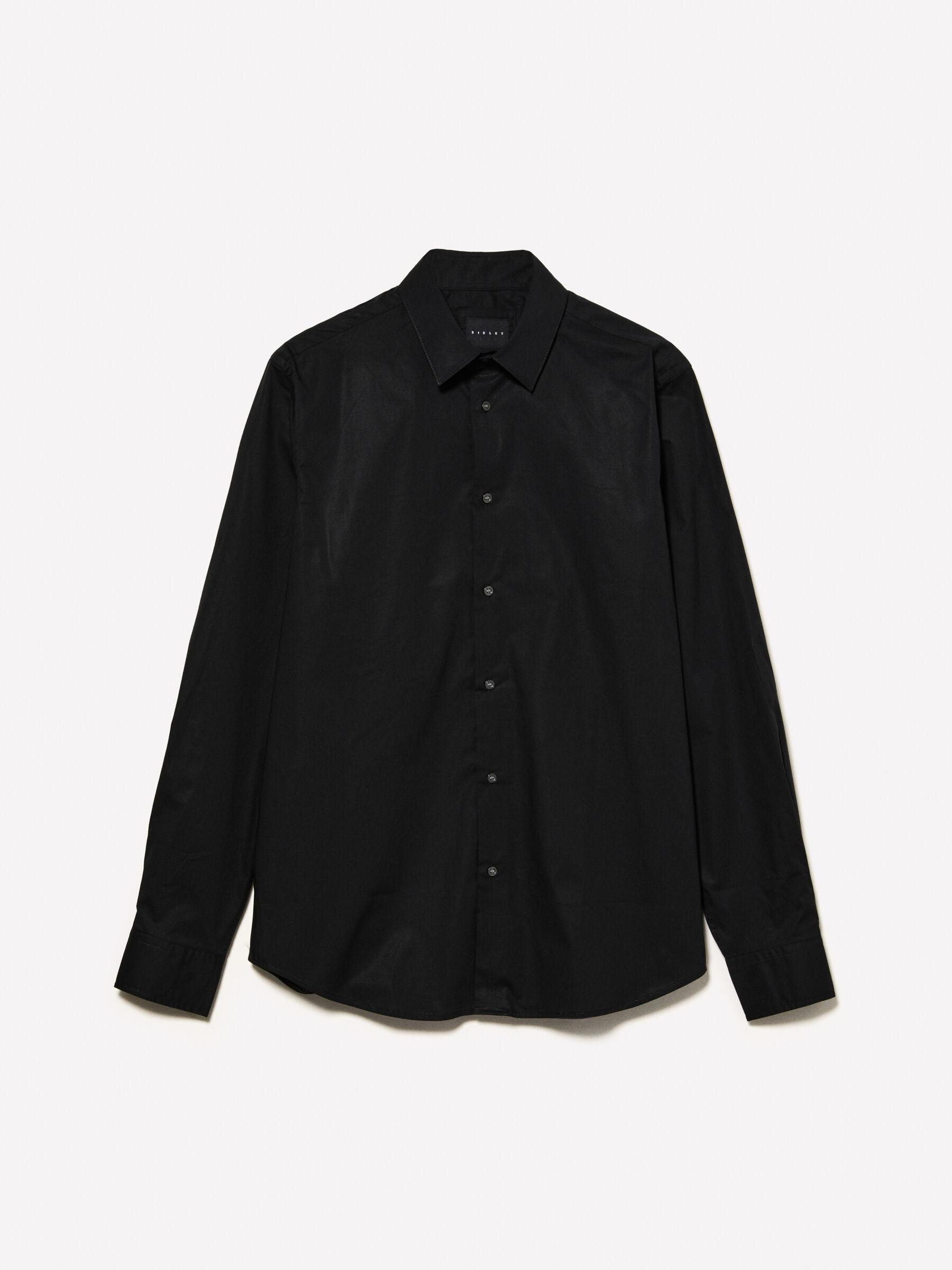 Mens black shirt slim fit online