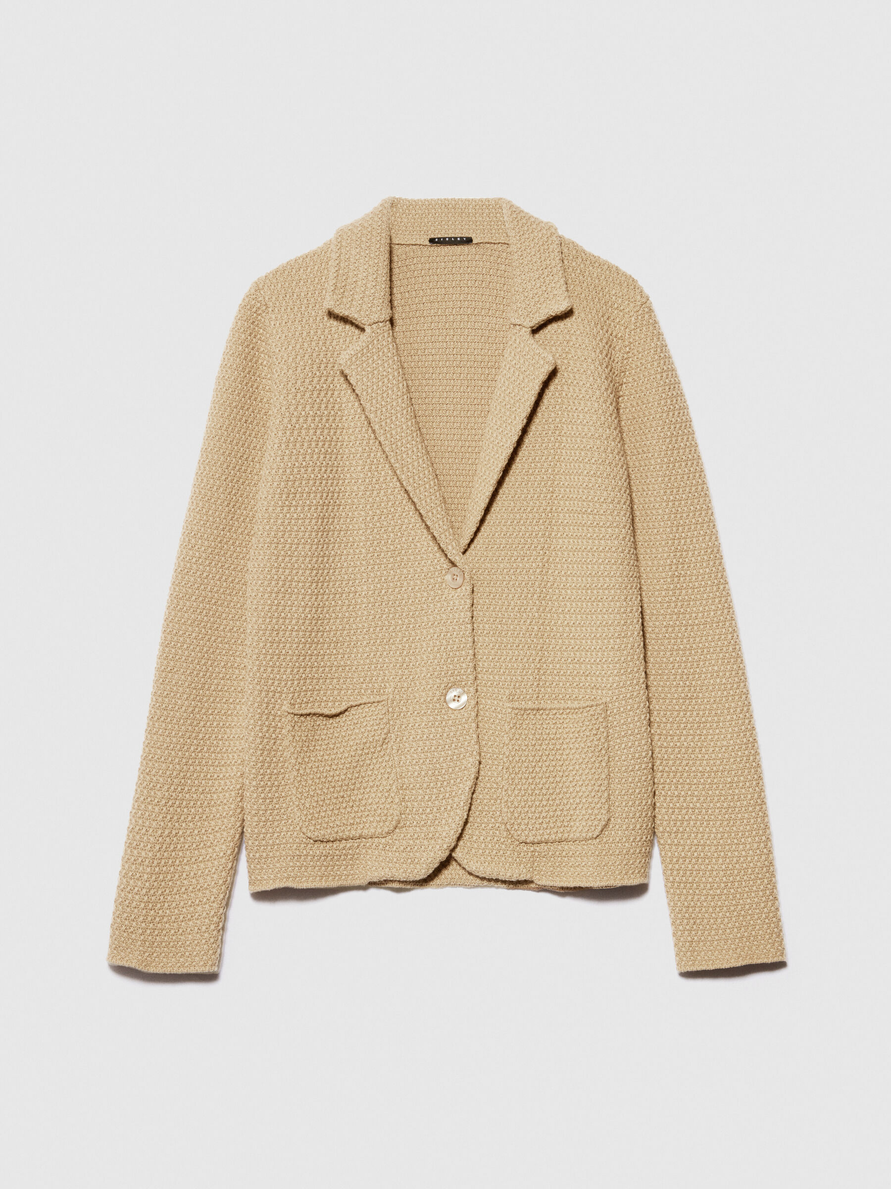 Women knit blazer top
