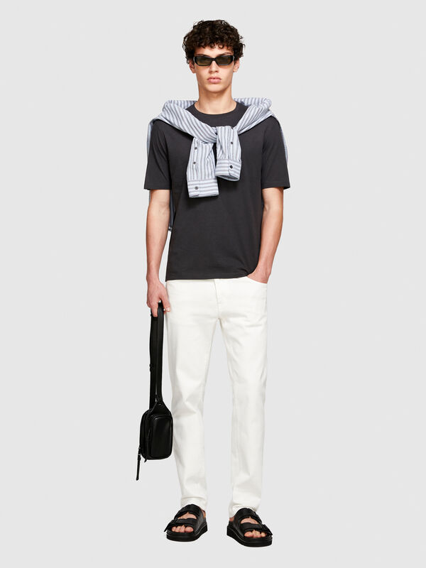 Solid color t-shirt - men's short sleeve t-shirts | Sisley