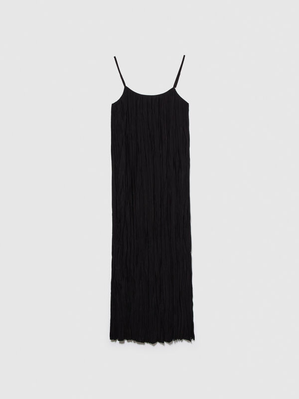 Pleated dress - women's long dresses | Sisley