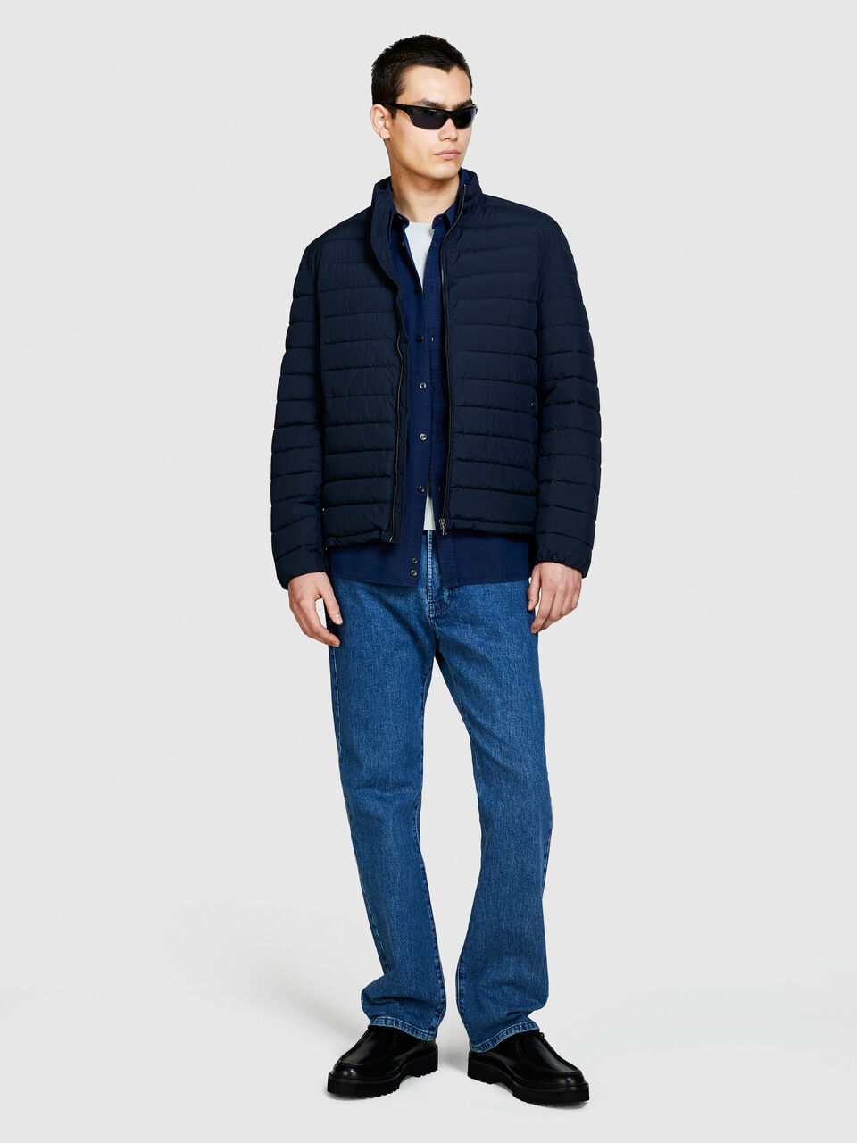 Slim fit padded jacket Men image number null