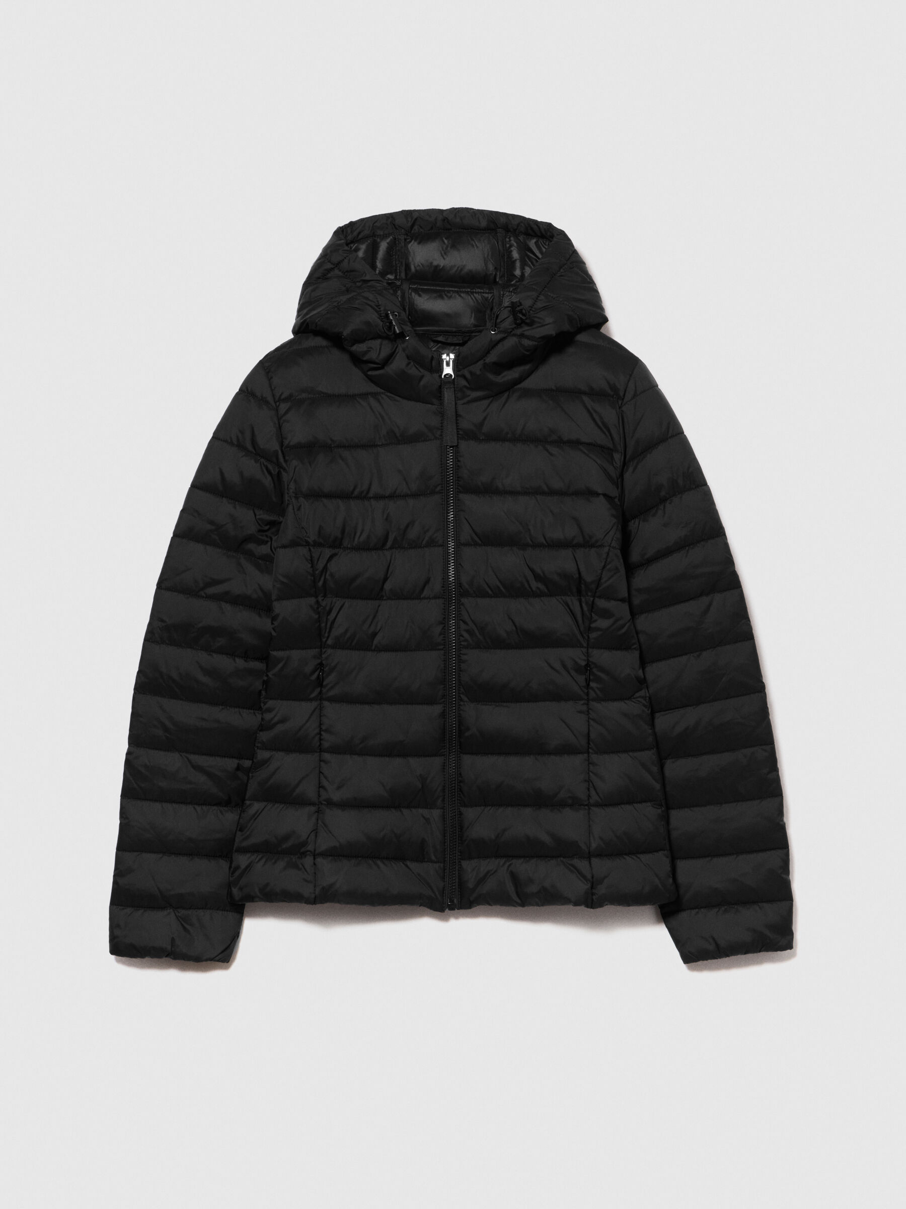 Padded slim comfort fit jacket Black Sisley
