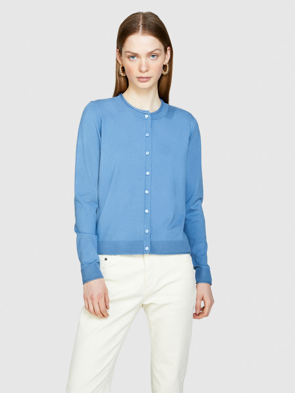 Regular fit cardigan Women image number null