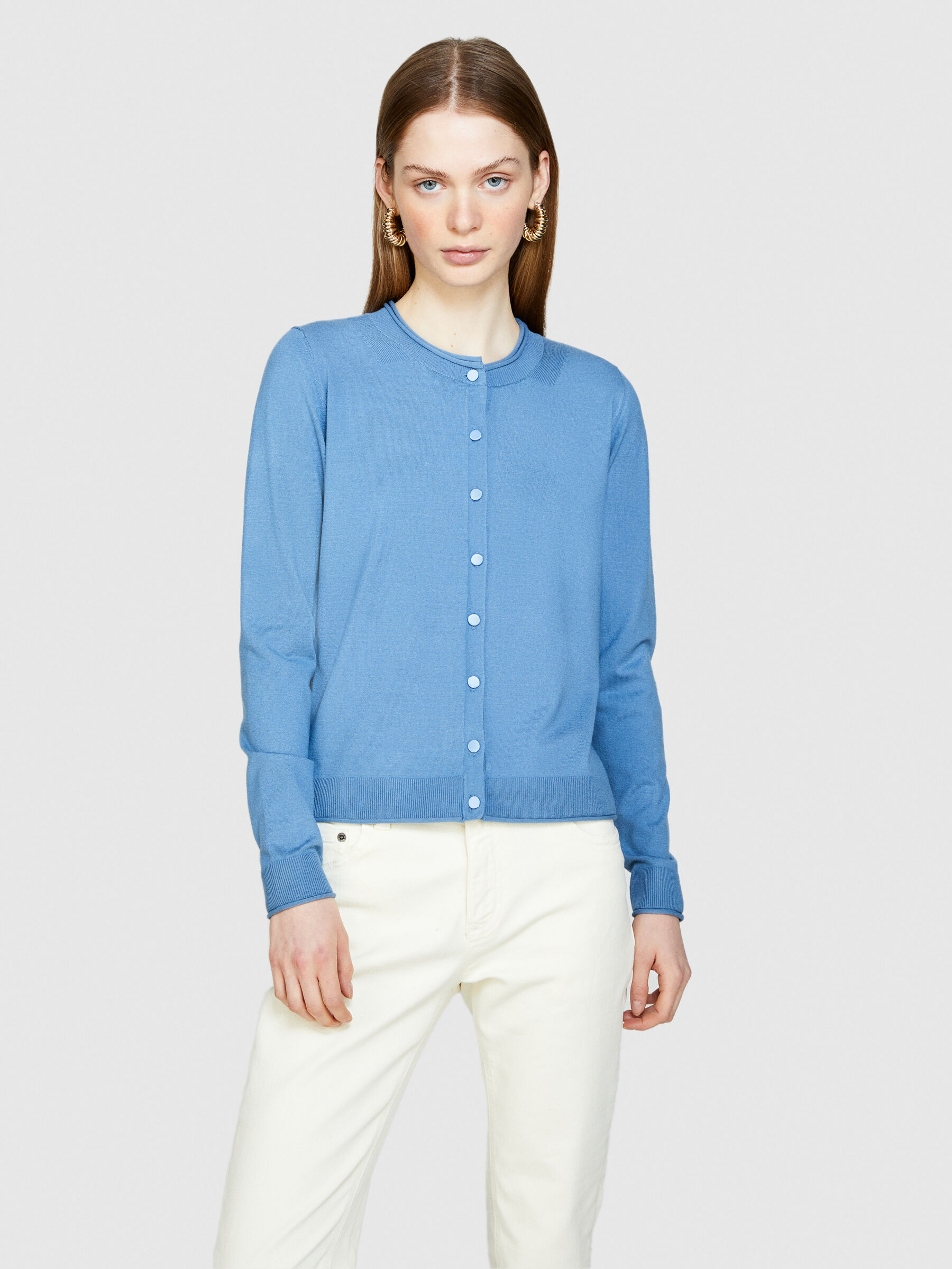 Regular fit cardigan Women image number null