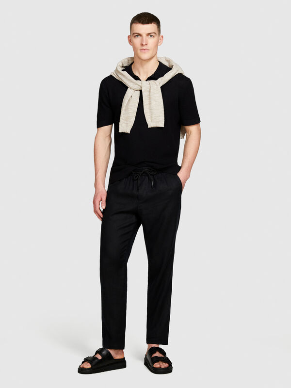 100% linen joggers - men's joggers | Sisley