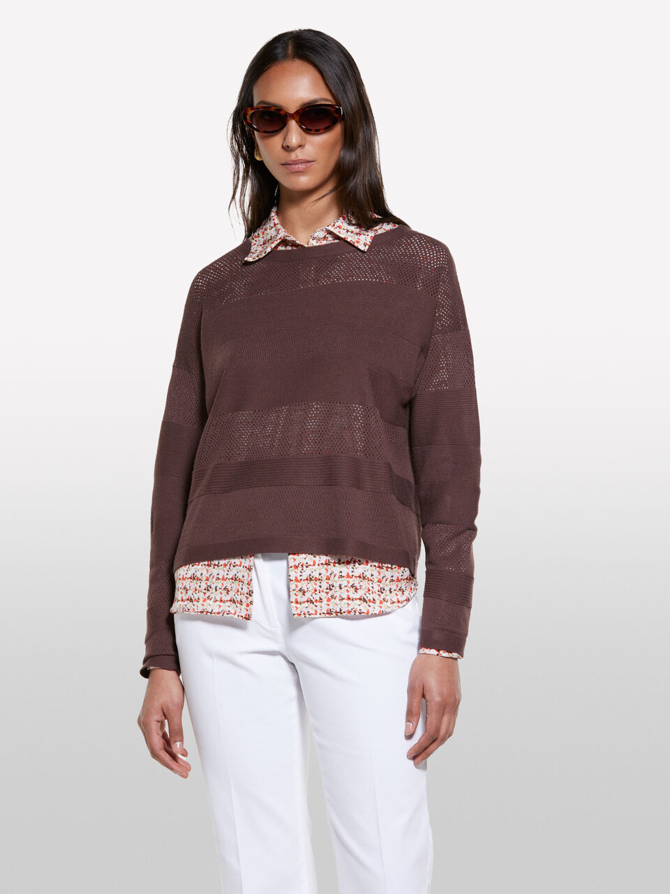BOAT-NECK SWEAT.L/S Women image number null