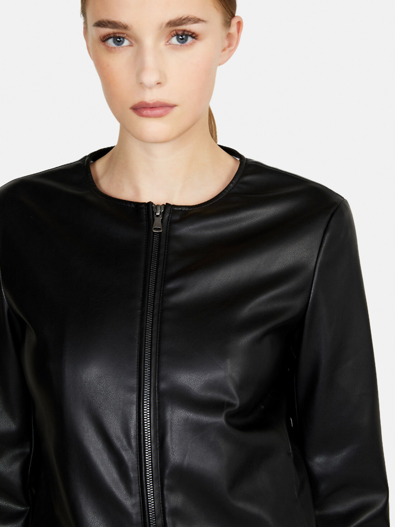 Babaton jett leather discount jacket