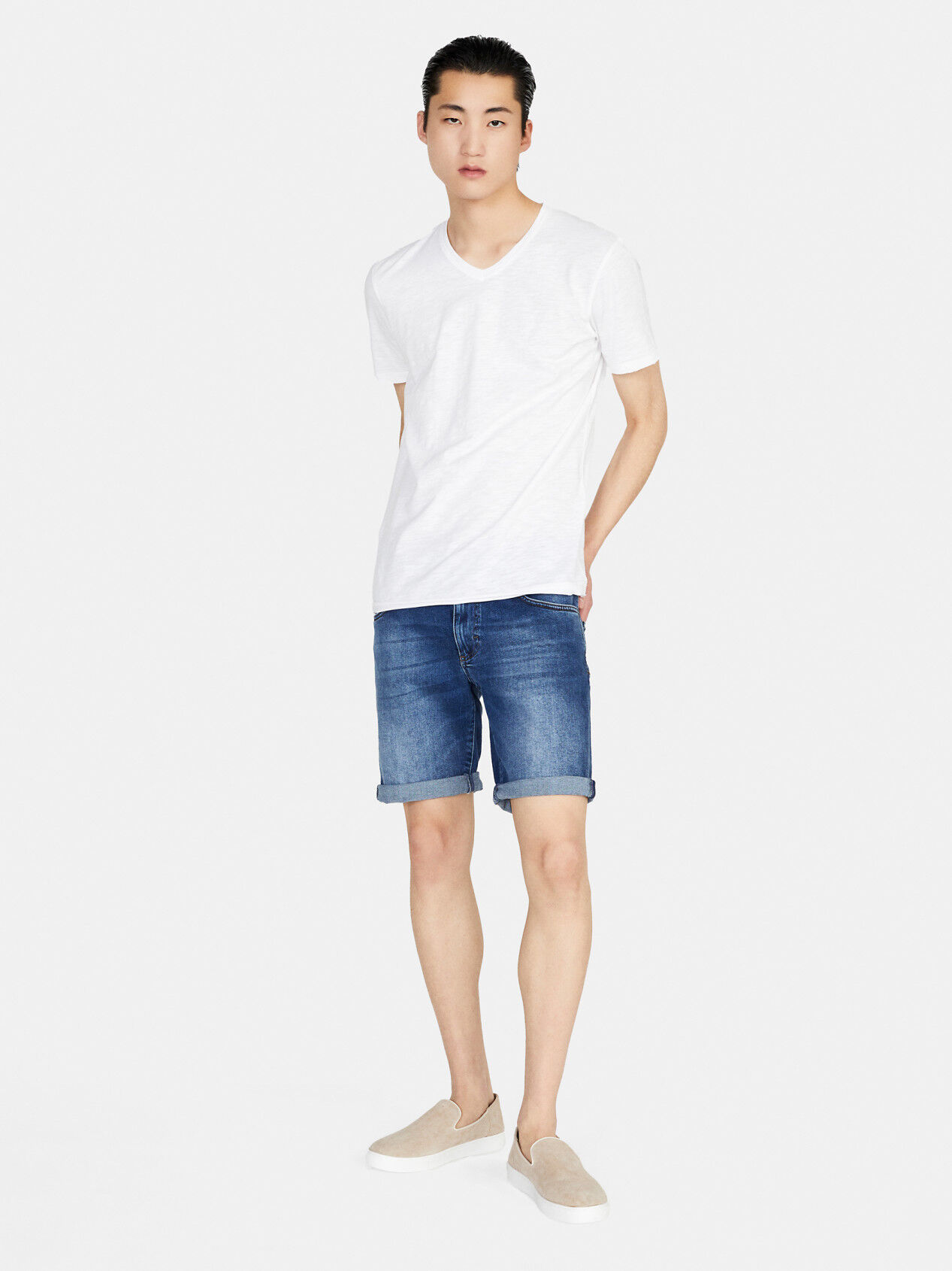 Jean shorts mens top yes or no