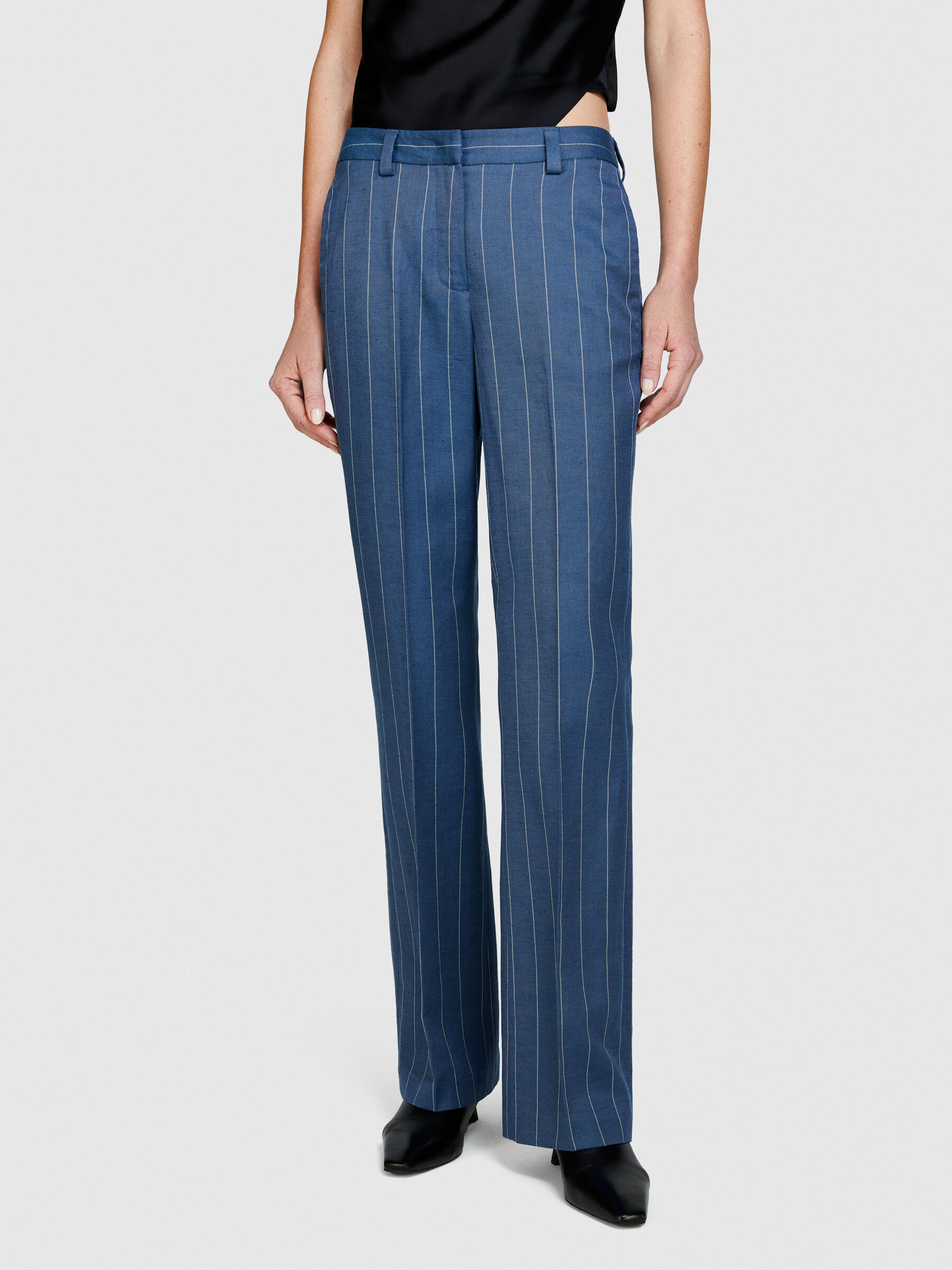 Tweed trousers Women image number null