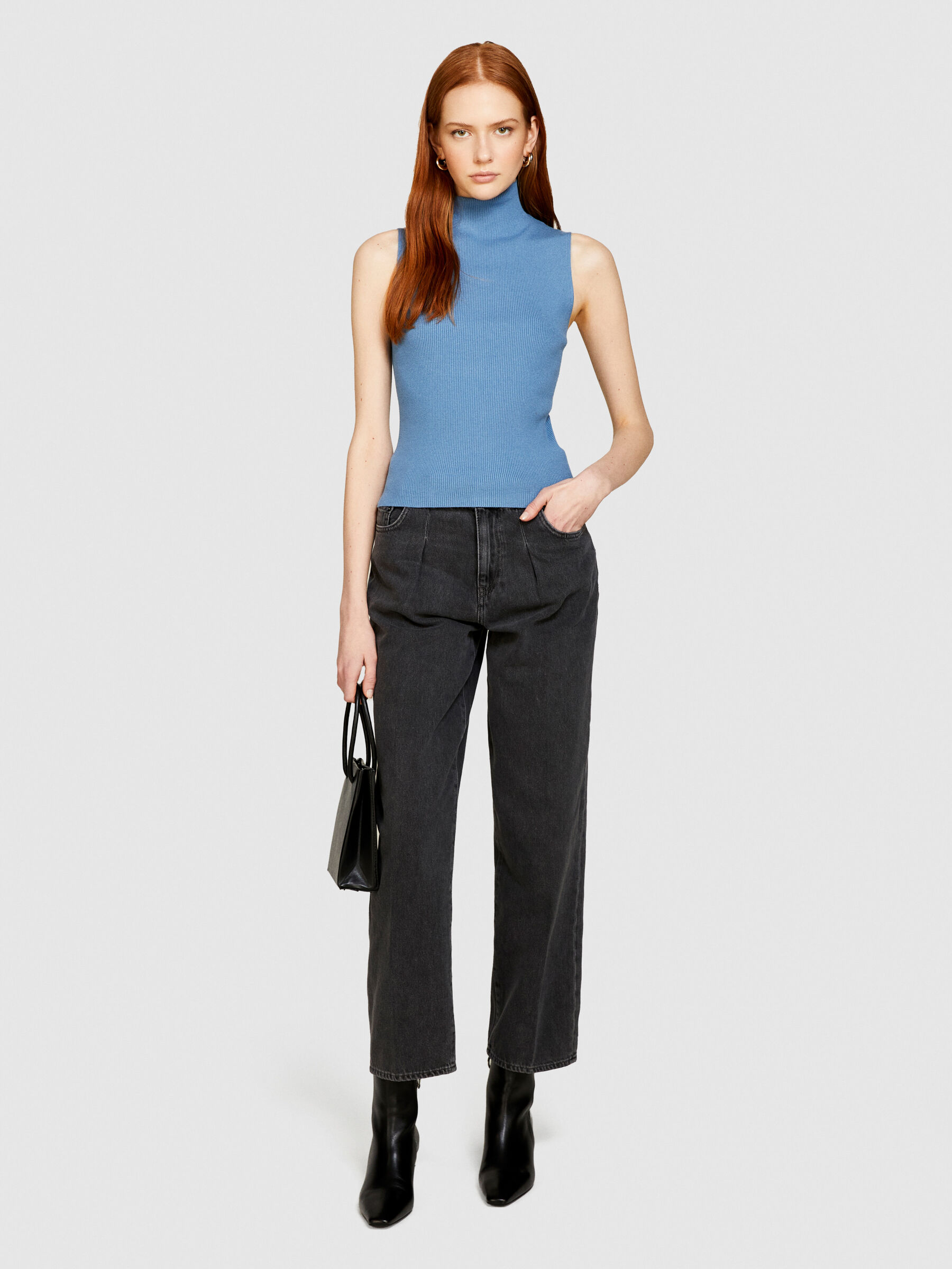 Jylan - Cropped Seersucker Tech Linen Top - Creme – Nanushka
