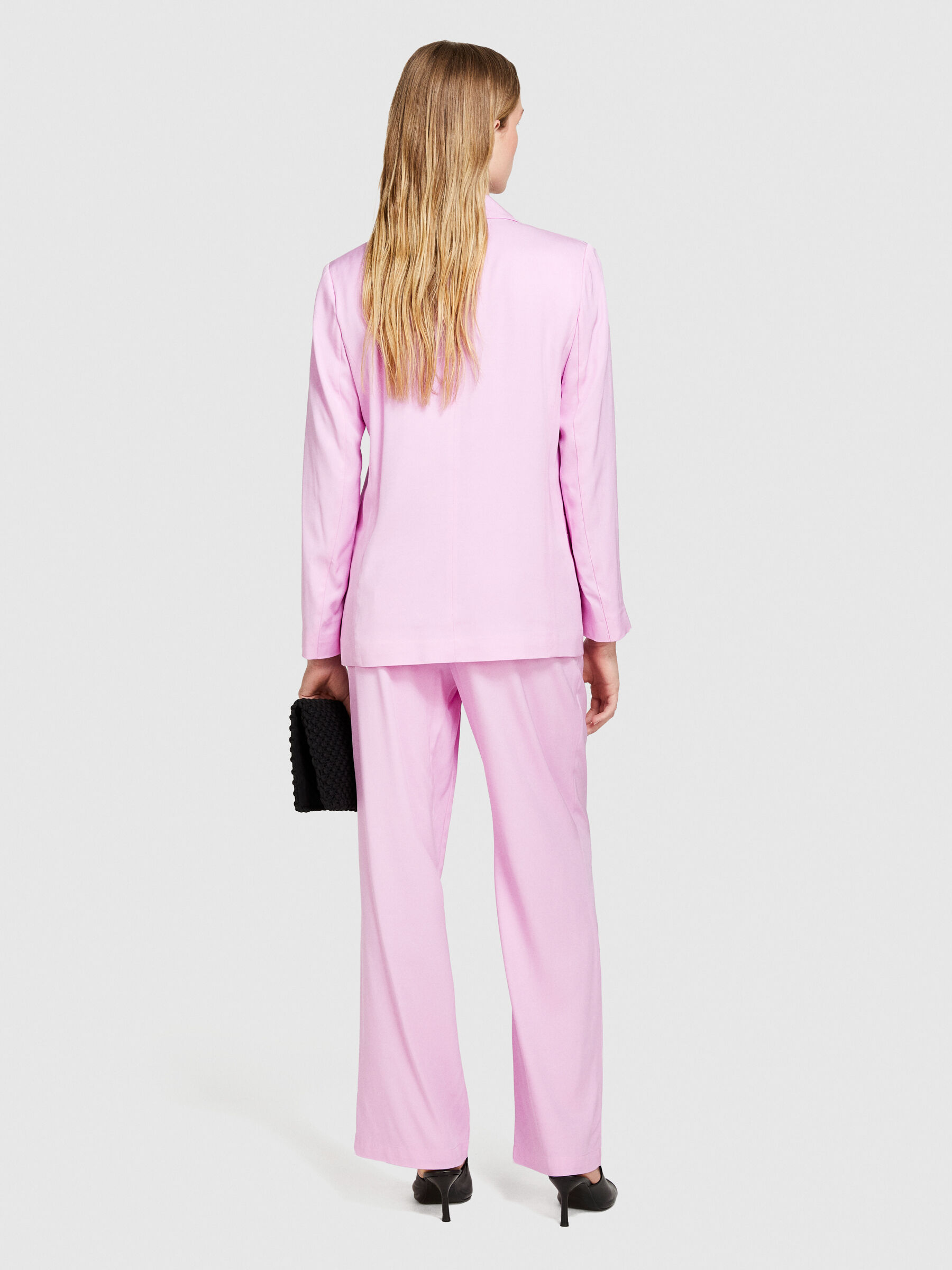 Single-breasted blazer, Soft Pink - Sisley