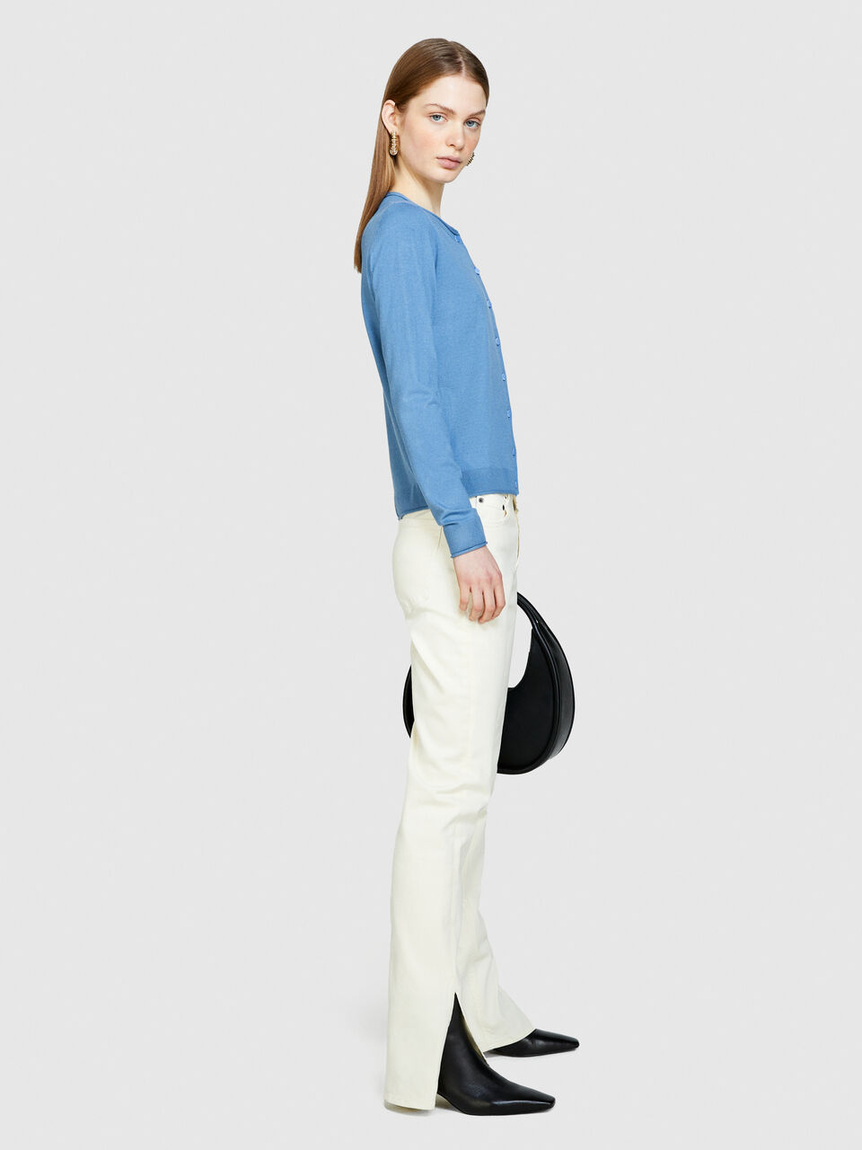 Regular fit cardigan Women image number null