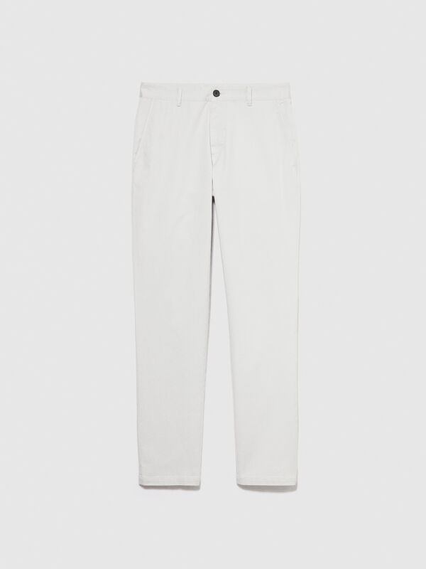 Slim fit chinos - men's chino trousers | Sisley