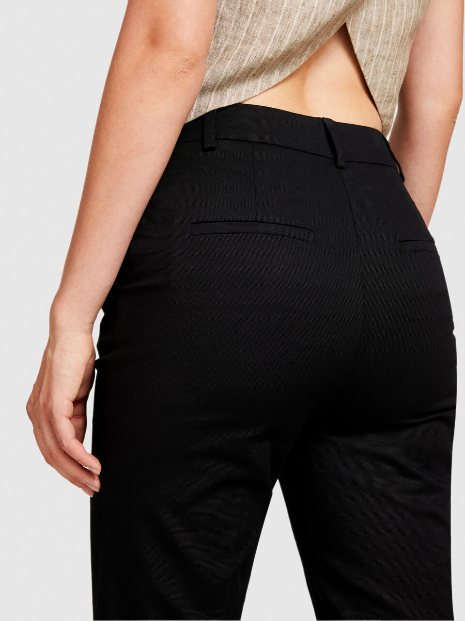 High-waisted trousers Women image number null
