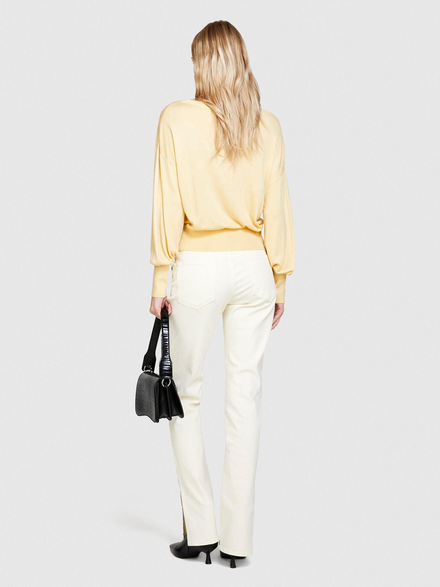 Top made of silk blend Women image number null