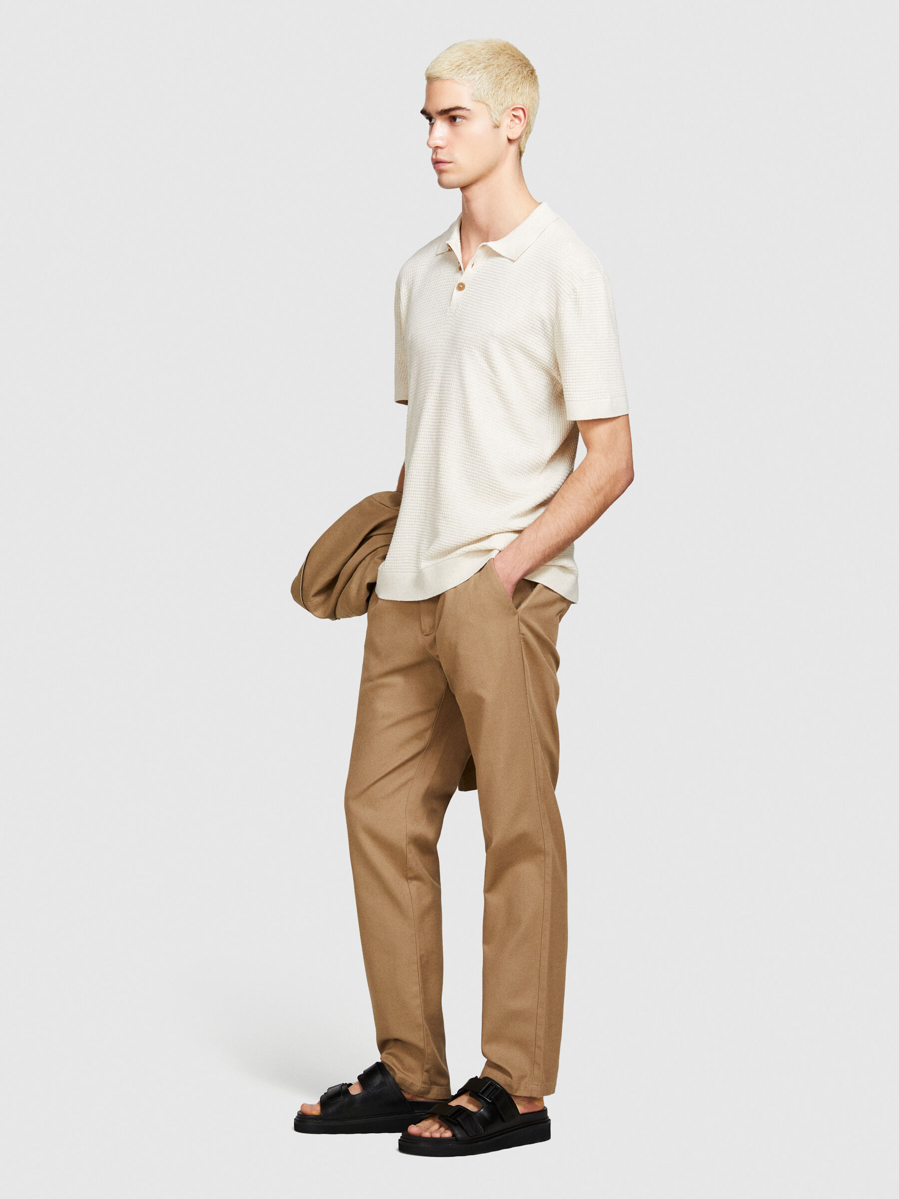 Knit polo Men image number null