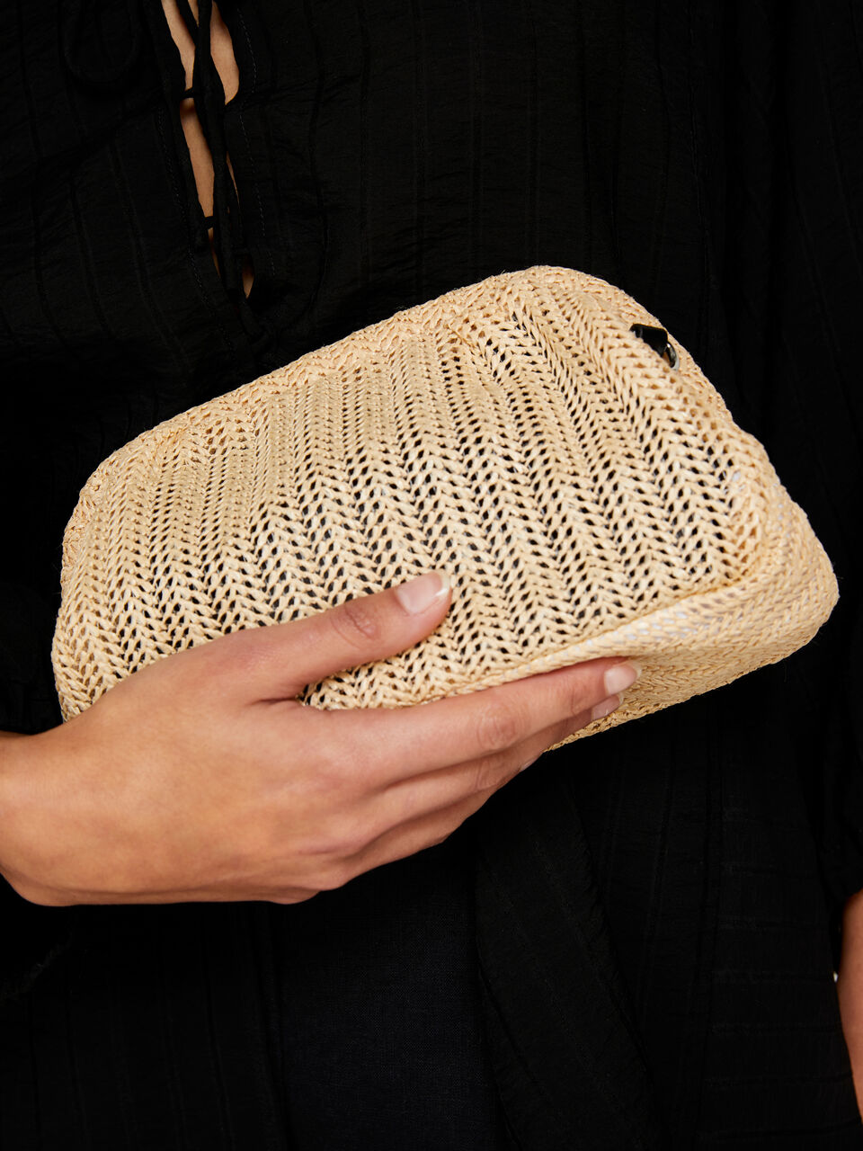 Straw clutch Women image number null