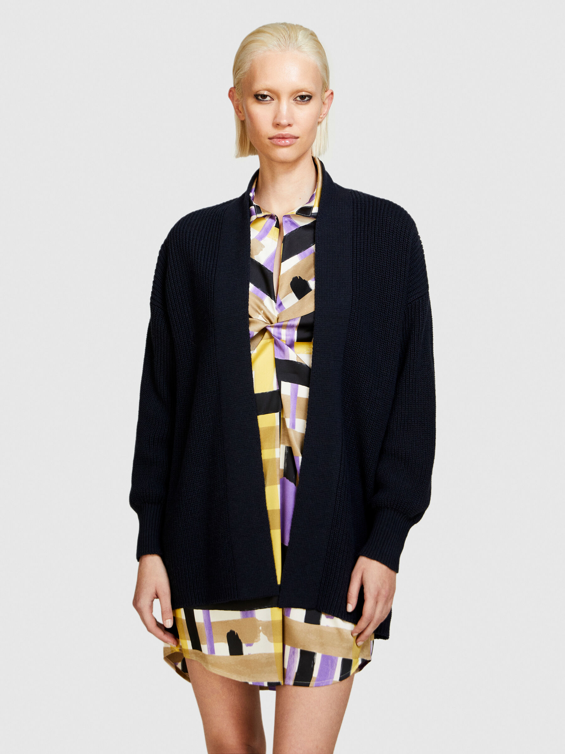 Oversized cardigan Women image number null