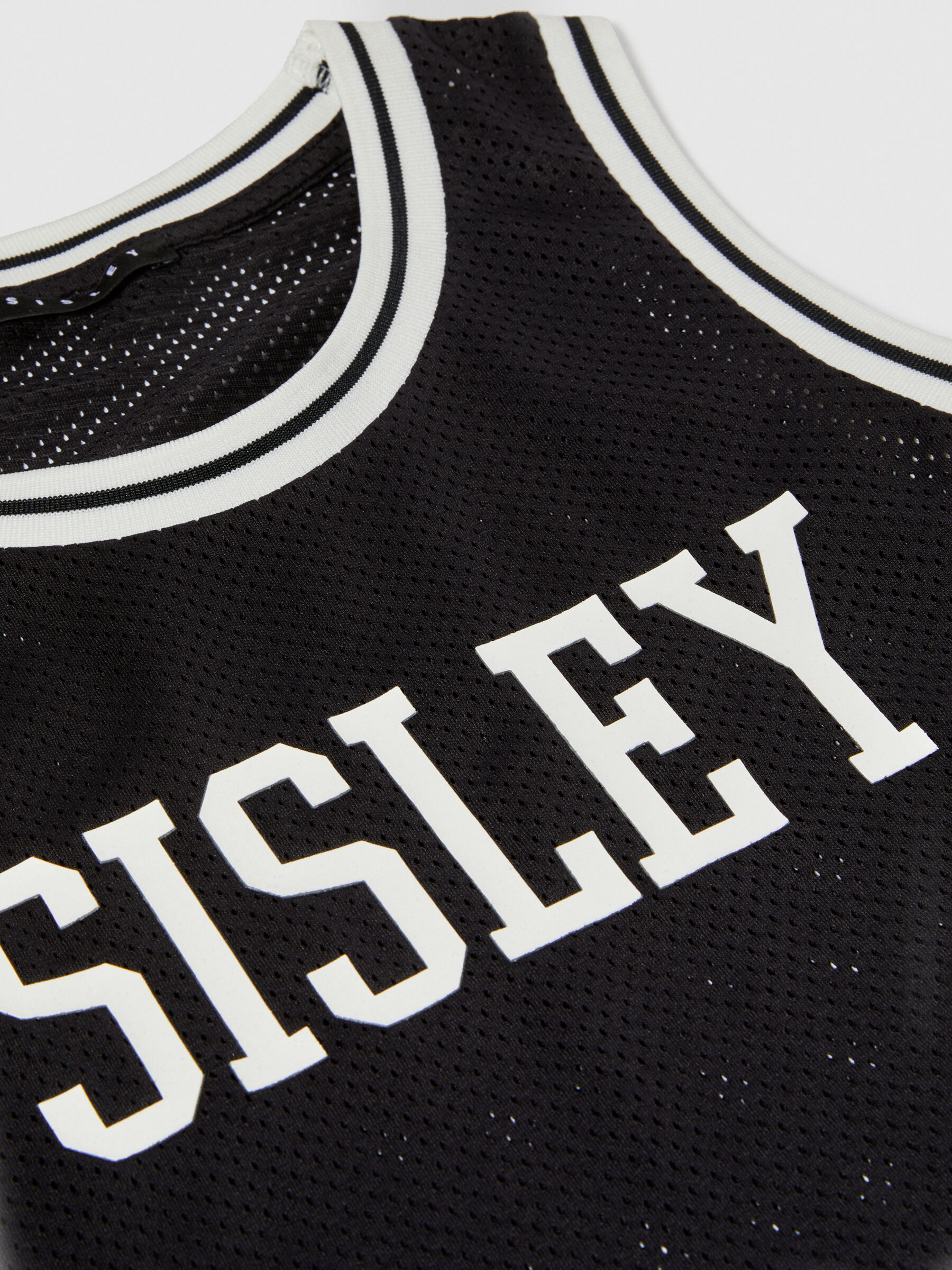 Color block mesh tank top Junior Boy image number null