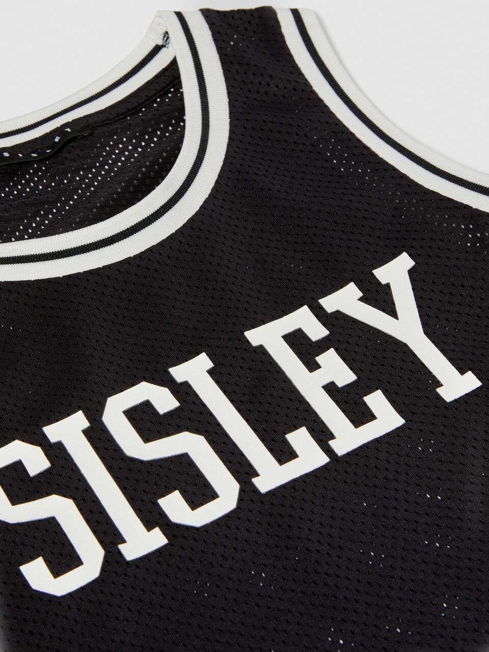 Color block mesh tank top Junior Boy image number null