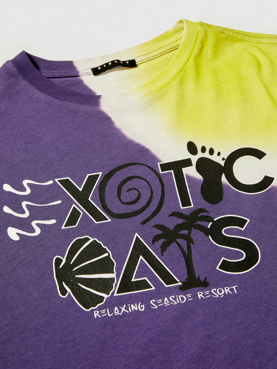 Tie-dye t-shirt with print Junior Boy image number null