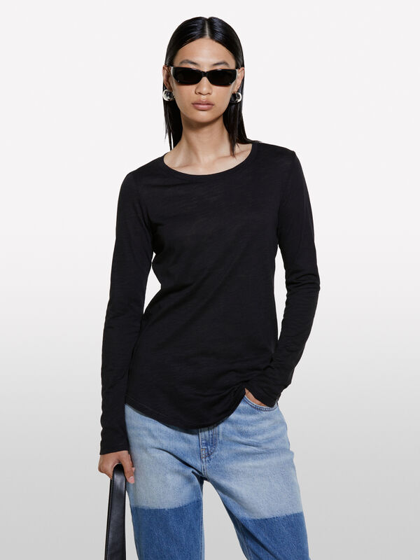 Long sleeve t-shirt - women's long sleeve t-shirts | Sisley