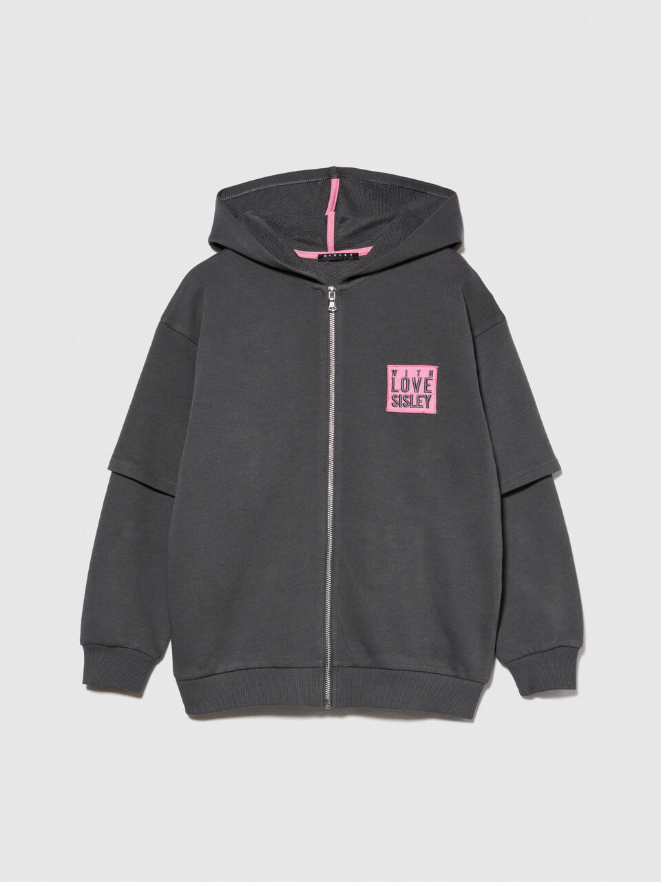 Sweatshirt with flip-up sequins Junior Girl image number null