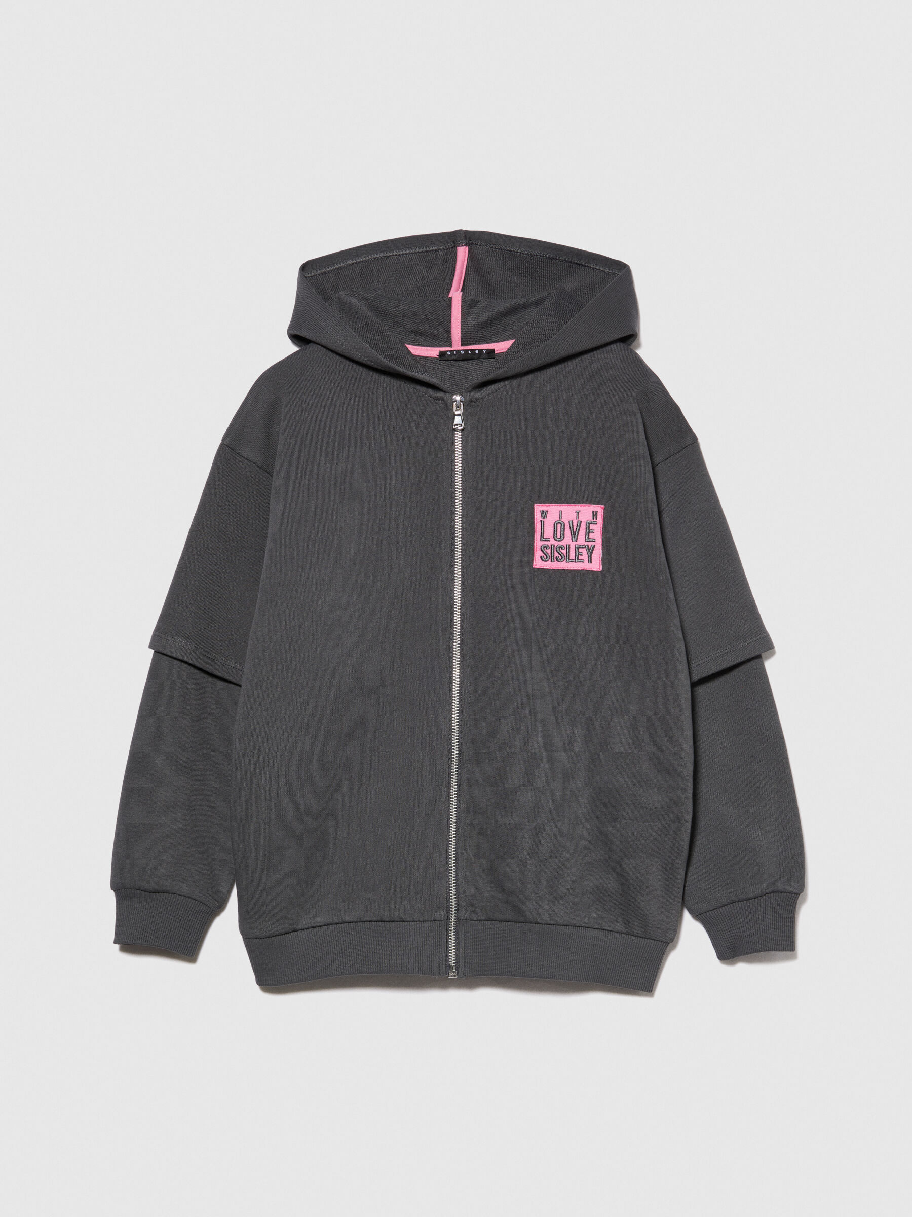 Sweatshirt with flip-up sequins Junior Girl image number null