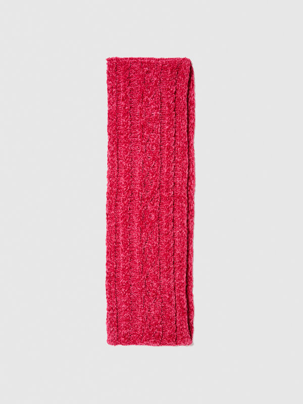Neck scarf in chenille - girls' accessories | Sisley Young
