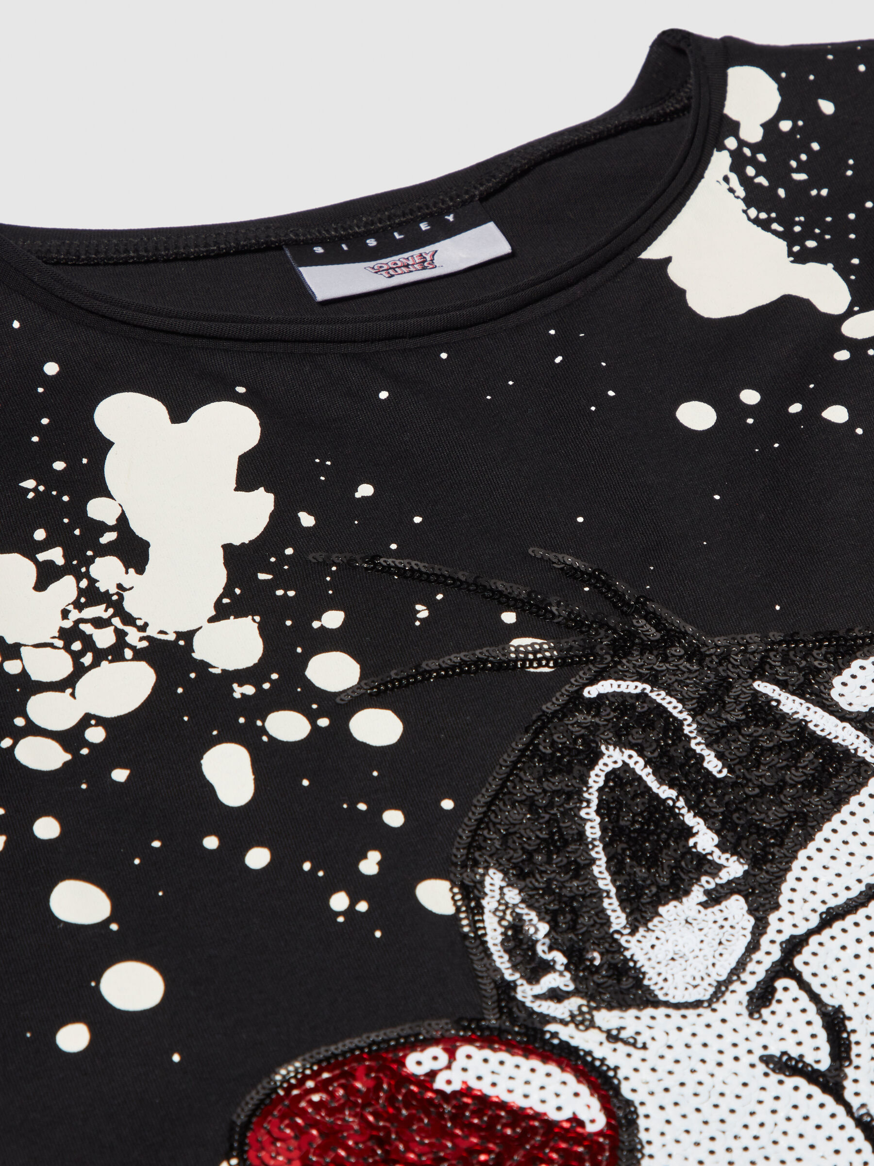 Oversized ©Looney Tunes t-shirt with sequins Junior Girl image number null