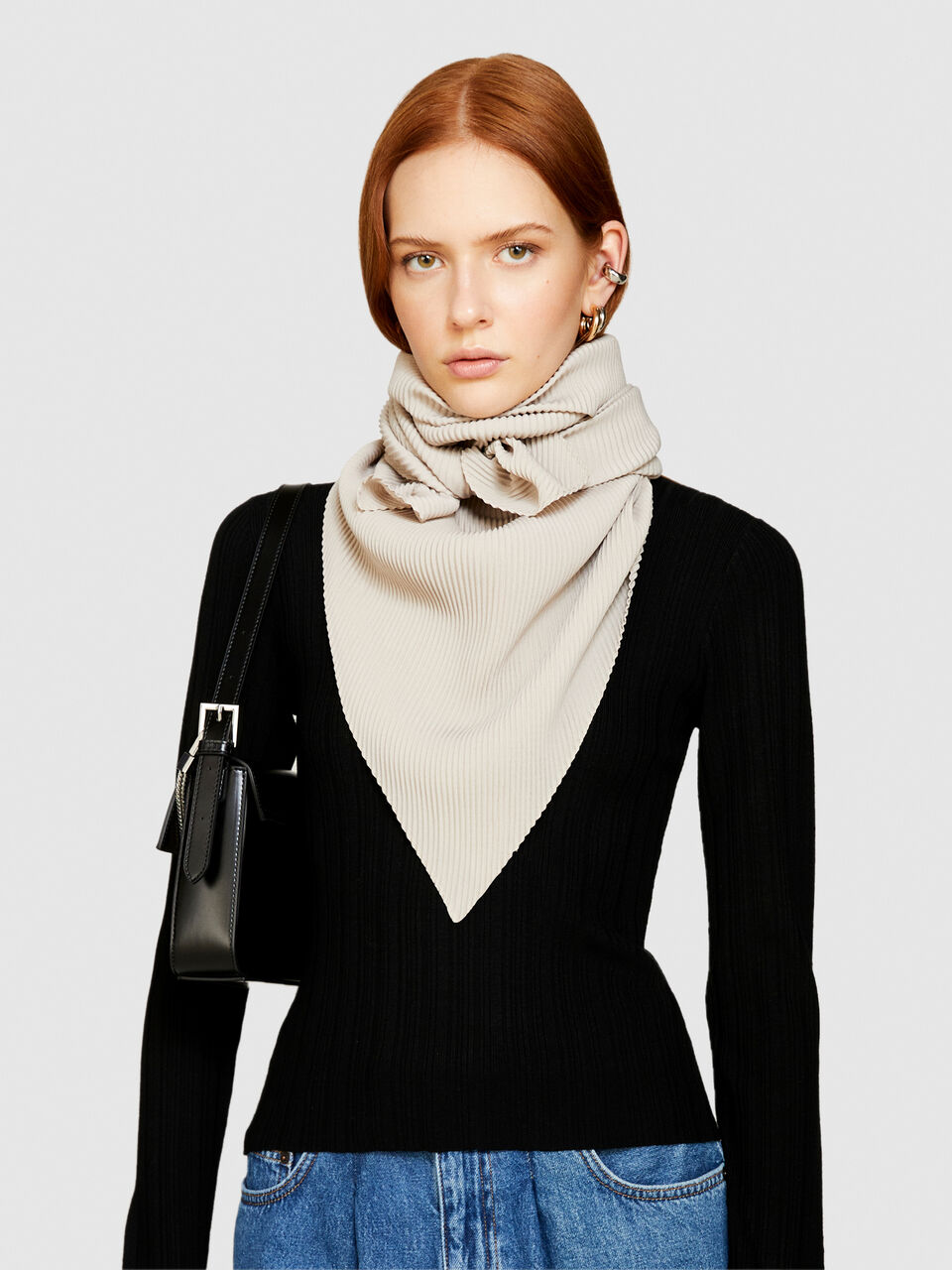 Rhombus scarf Women image number null