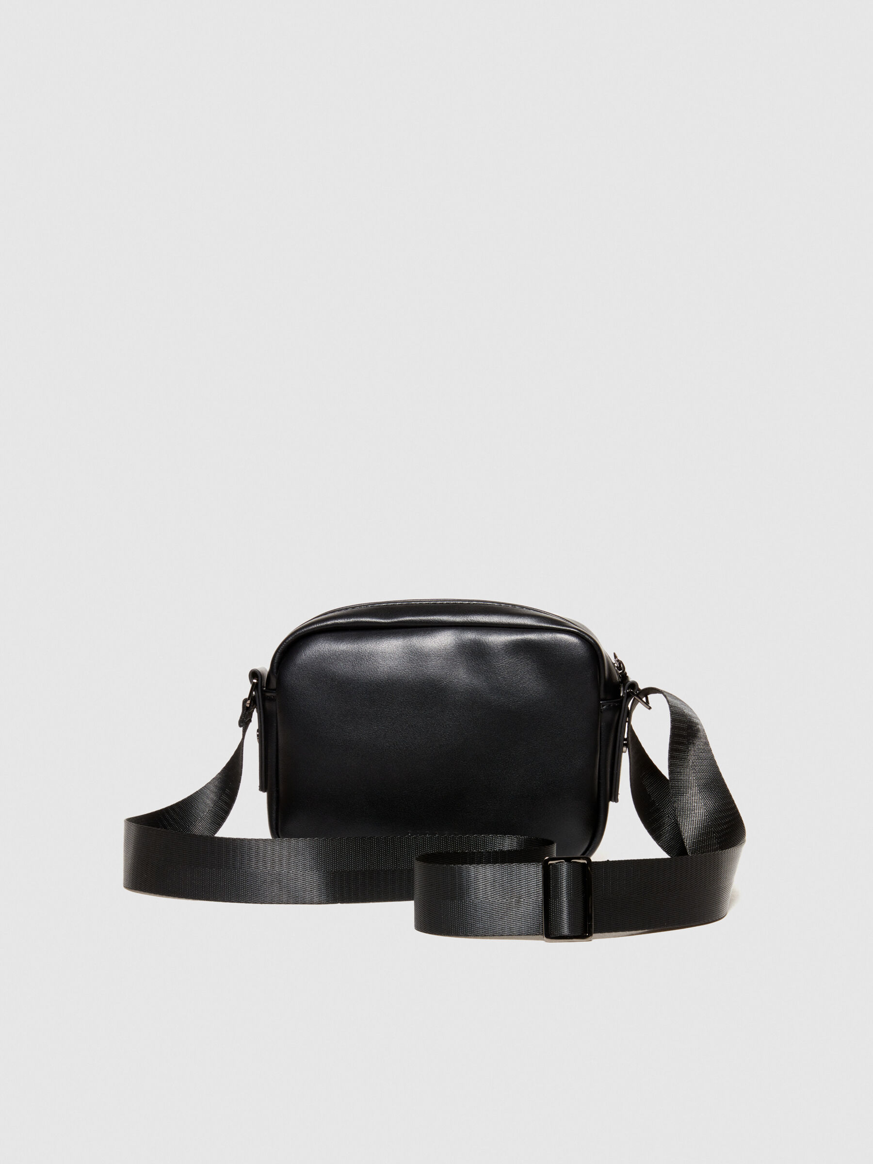 Solid color camera bag Men image number null