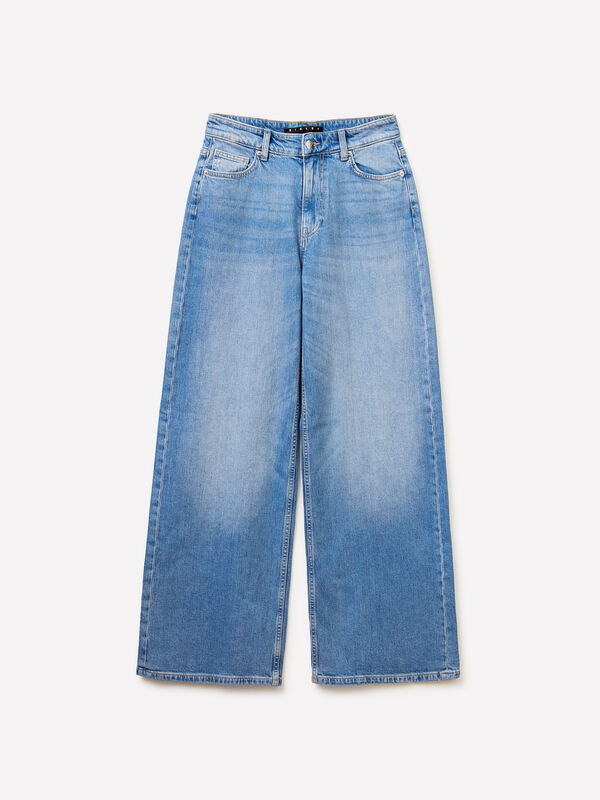 Style 72 wide fit jeans - women's palazzo jeans | Sisley