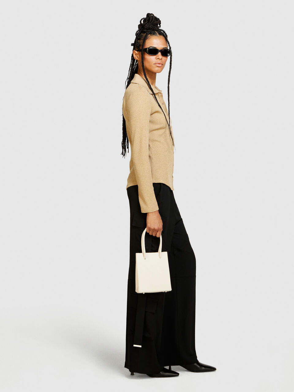 Ribbed shirt Women image number null