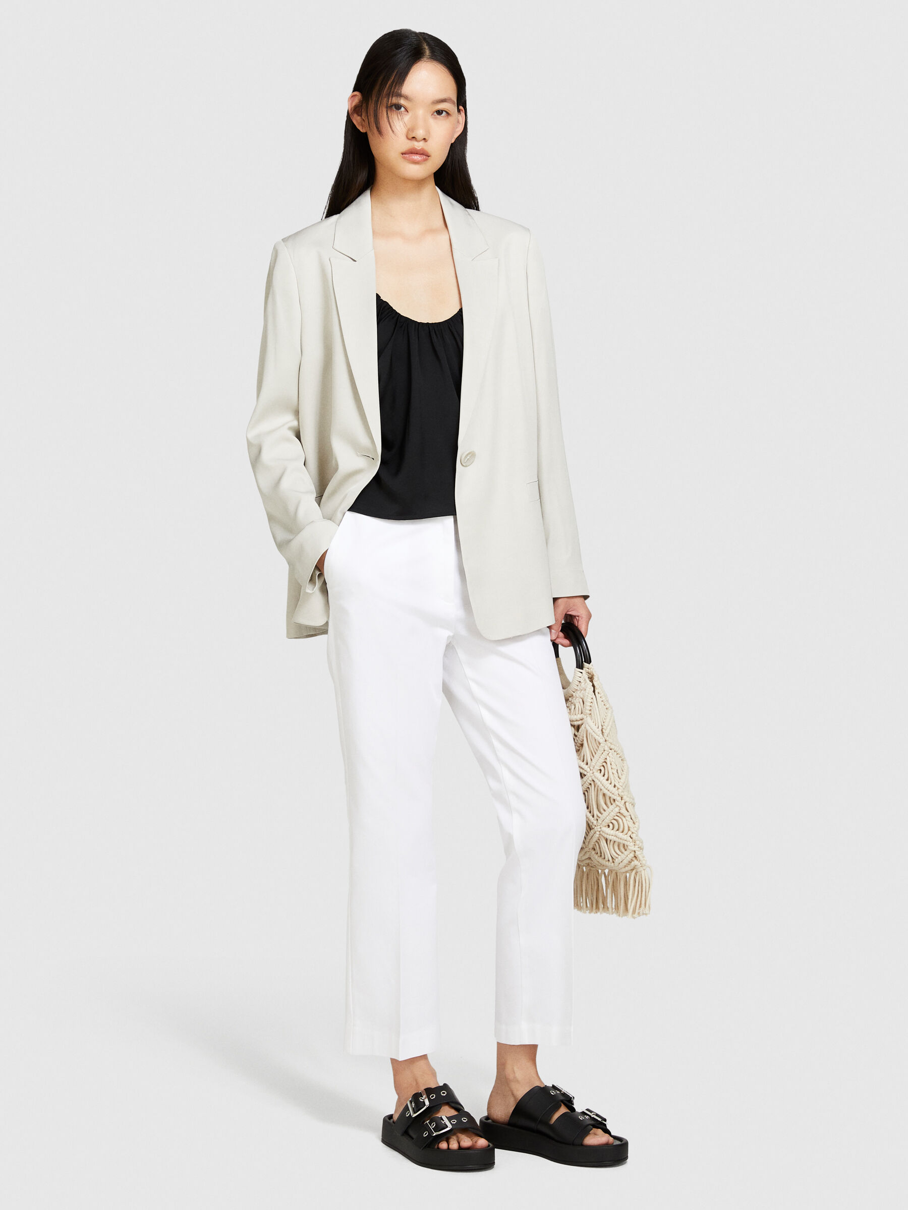 High-waisted trousers Women image number null